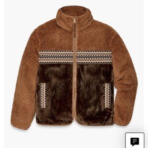 UGG Marlene Sherpa Jacket Heritage Braid 
SMALL